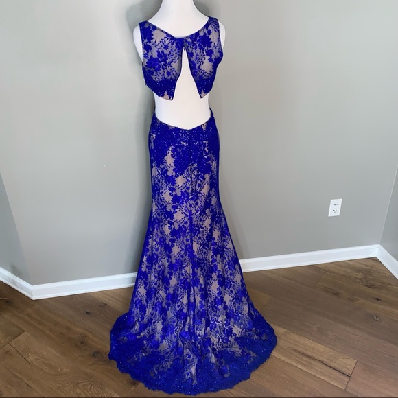 JOVANI open back formal dress - Picture 3 of 16